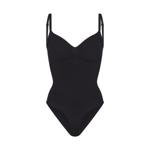 Skims Black Seamless Sculpt Brief Bodysuit Shapewear Women’s Size XXS NEVER WORN
